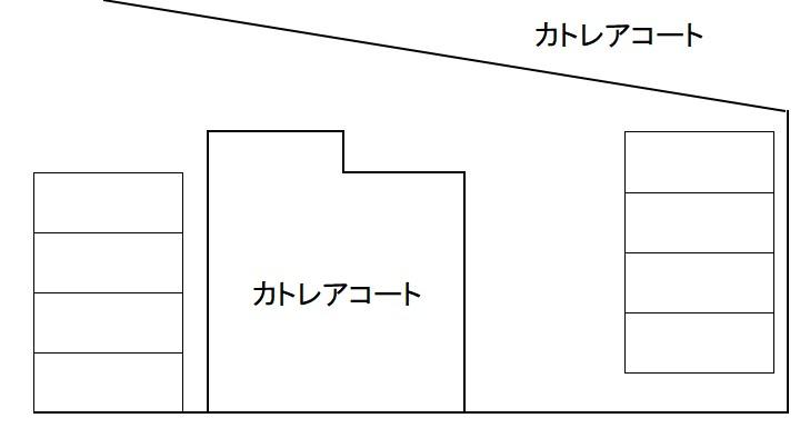 カトレアコートの駐車配置図