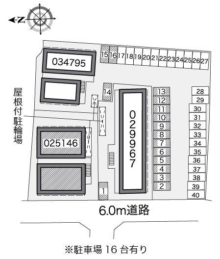 八条(25146)の駐車配置図