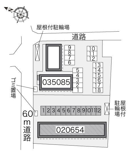 ビッグストン(20654)の駐車配置図