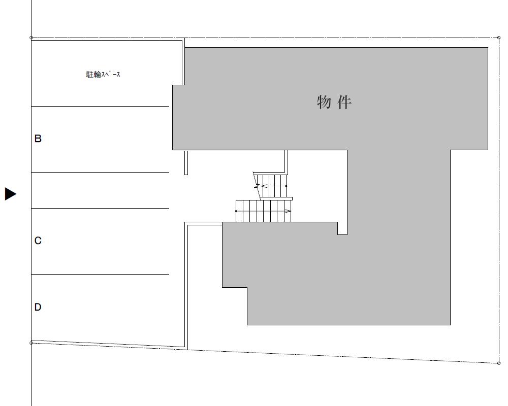 メゾンF-Ⅱ月極駐車場の駐車配置図