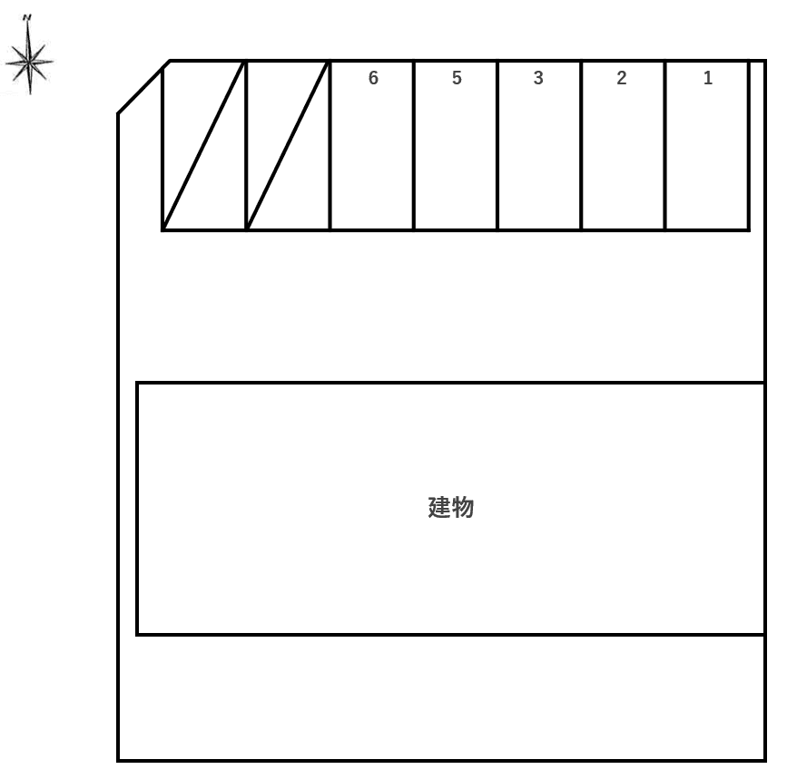 Ｐｒｉｅｒｅの駐車配置図