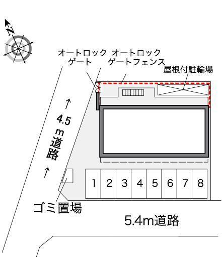 舎利寺ＣＦ(36457)の駐車配置図