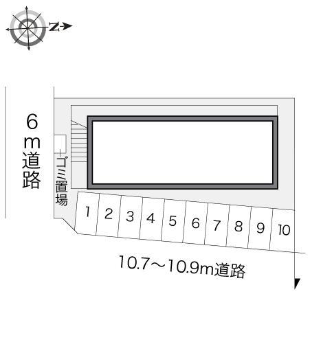 ＭＵＳＡＳＨＩ(13833)の駐車配置図