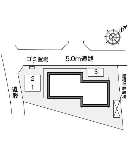 プラネットホームズ(30217)の駐車配置図