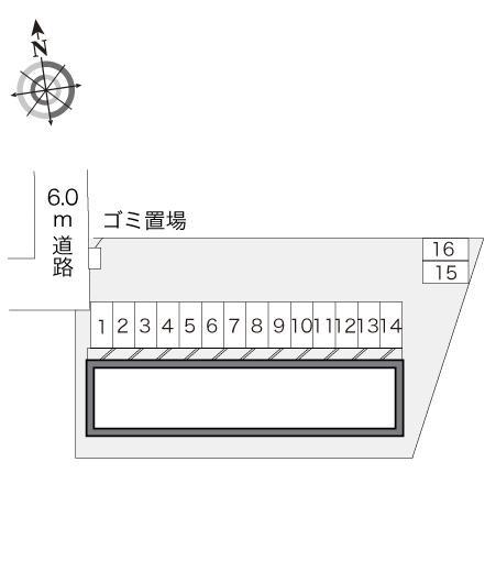 佐久(20865)の駐車配置図