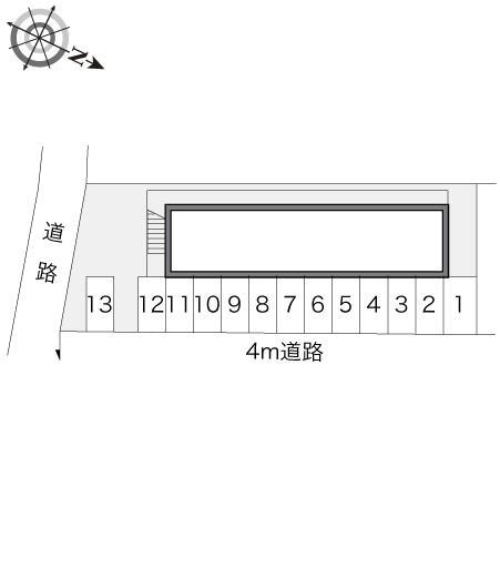 ラ・ポール(13049)の駐車配置図