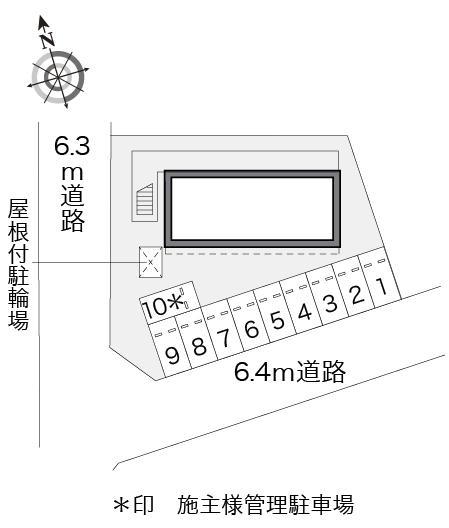 ＧＥＮＢＡ(14184)の駐車配置図