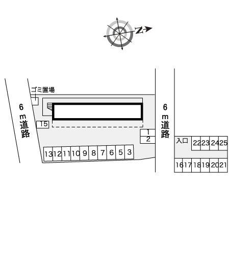 ＧＲＥＥＮＨＩＬＬＳ(8959)の駐車配置図