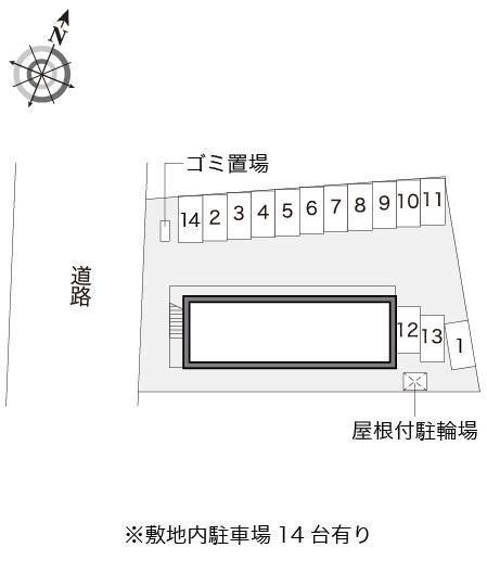 ＩネットワークＴＡＫＡＴＡ(12767)の駐車配置図