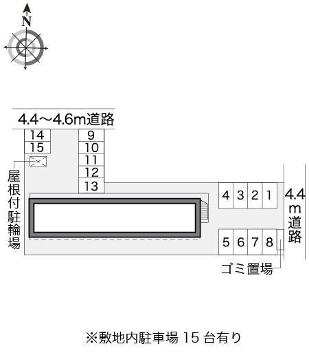 リベア(19258)の駐車配置図