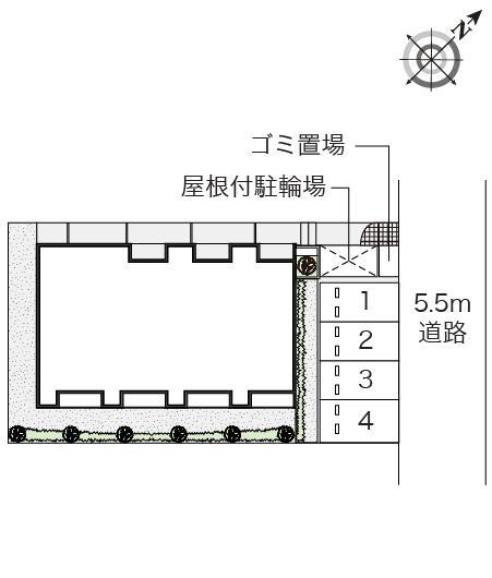 セリーヌ(54066)の駐車配置図