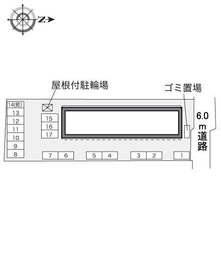 マ　メゾン　Ⅲ(33961)の駐車配置図