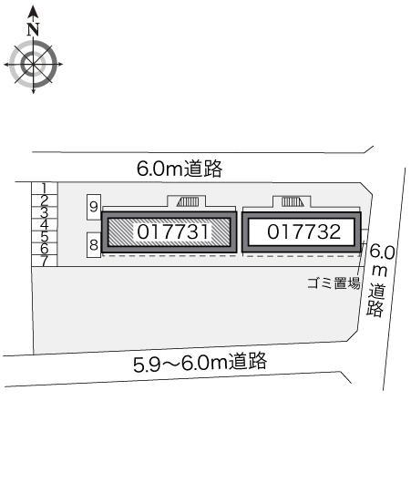 昴５５５Ａ(17731)の駐車配置図