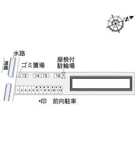 レイズ(36940)の駐車配置図