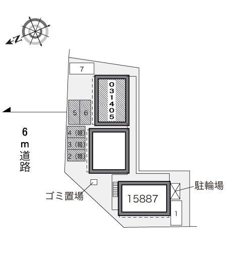 サンライト２(31405)の駐車配置図