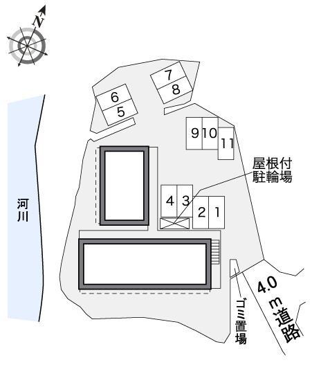 ひいらぎⅤ(30738)の駐車配置図