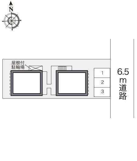 元中野(24977)の駐車配置図