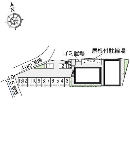 友沢(46105)の駐車配置図