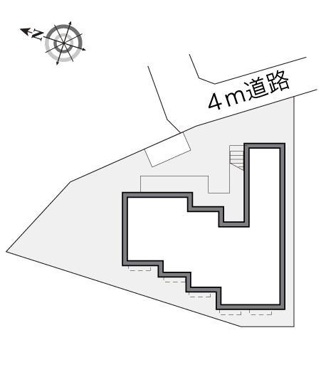 峰岡(17784)の駐車配置図