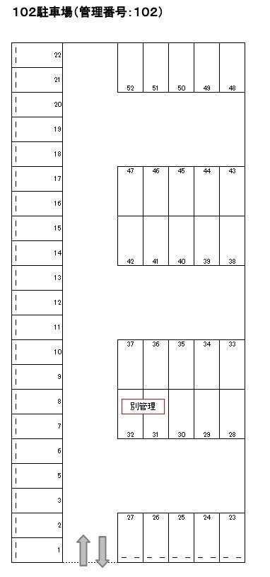 J-102の駐車配置図