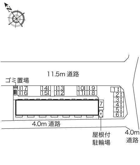 ＫＫⅡ(47086)の駐車配置図