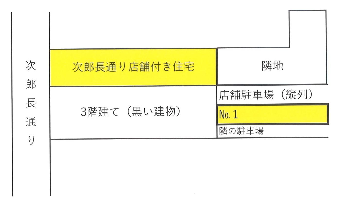 644駐車場の駐車配置図