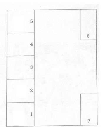 第３パーキング石橋の駐車配置図