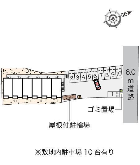 ラ　メール(55212)の駐車配置図