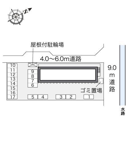 鶴新田　南(28474)の駐車配置図