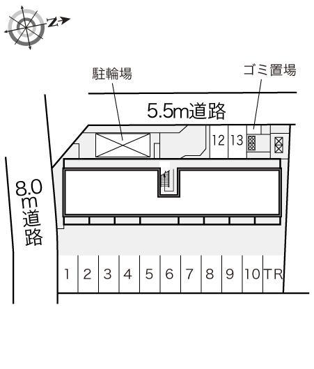 藤本Ｉ(12774)の駐車配置図
