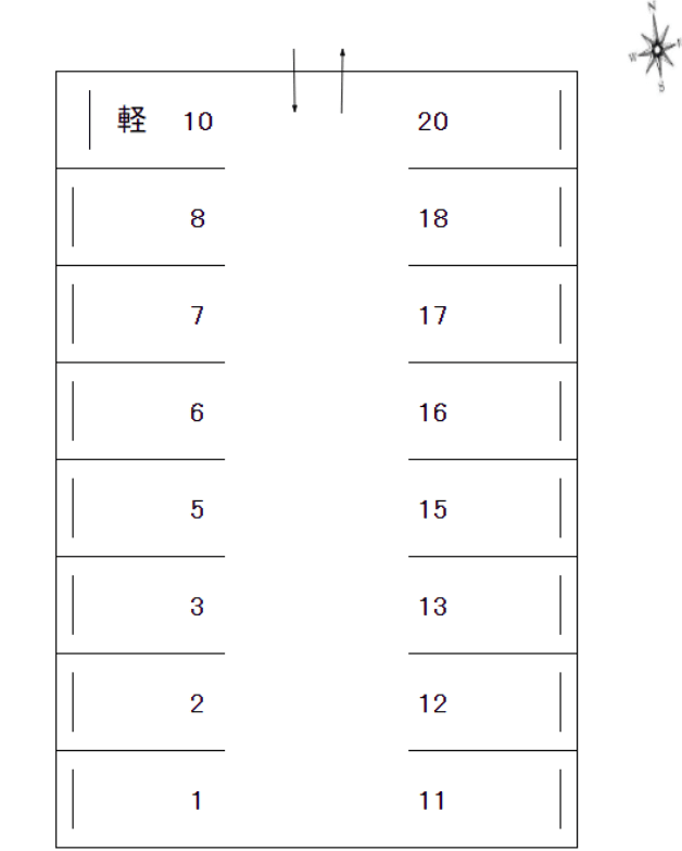 J-365の駐車配置図