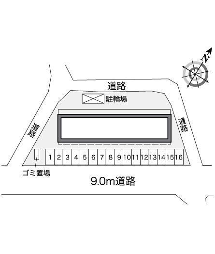 フォレストⅡ(25625)の駐車配置図