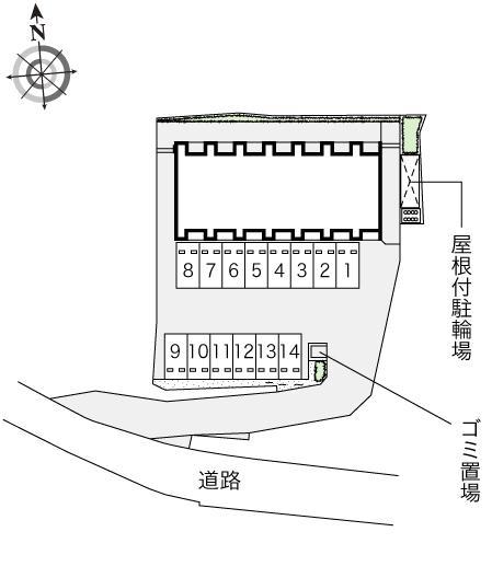 サンファイン(53554)の駐車配置図