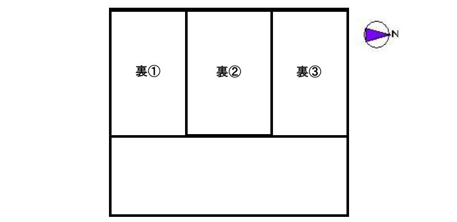 コーポラス丸吉ガレージの駐車配置図