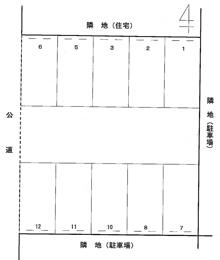 ３１５の駐車配置図