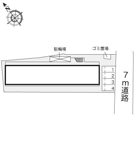 Ｍ’ｓ加古川(18540)の駐車配置図