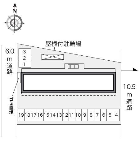 Ｒｉｖｅｒ　Ｌａｎｄ(33009)の駐車配置図