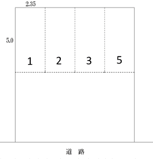 すえひろパーク石原1丁目の駐車配置図
