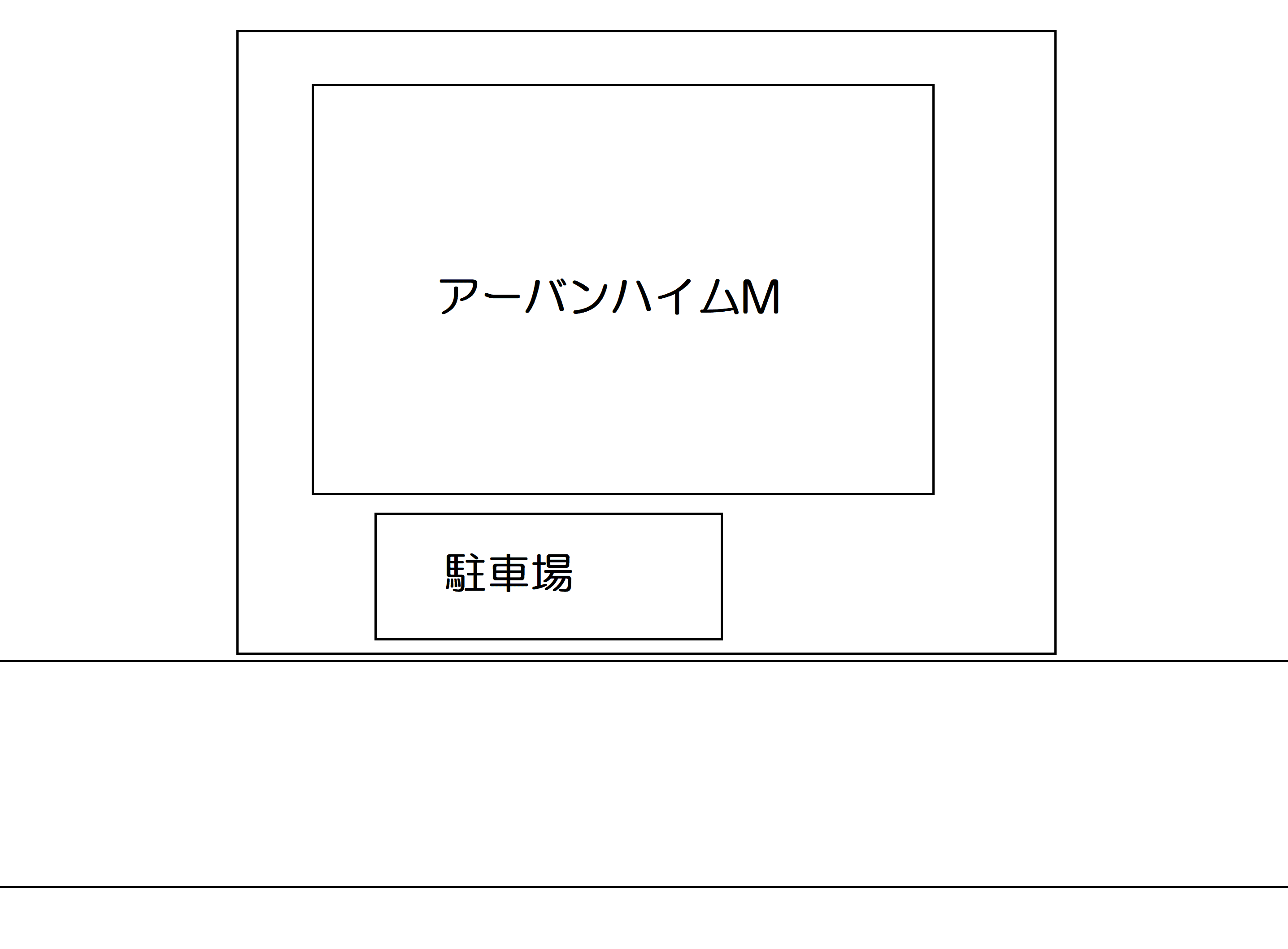 アーバンハイムＭ駐車場の駐車配置図