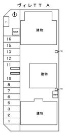 ヴィレＴＴ Ａの駐車場