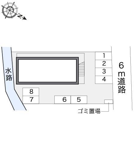 ルピナス(13923)の駐車配置図