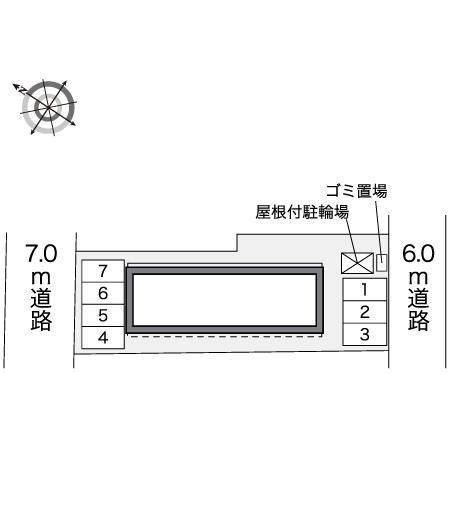 城北(42501)の駐車配置図