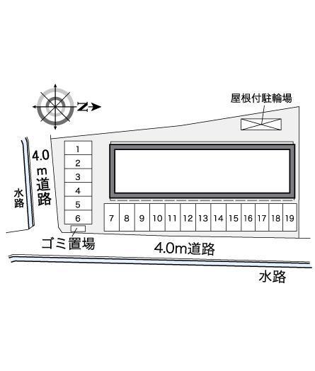 太田荘(38049)の駐車配置図