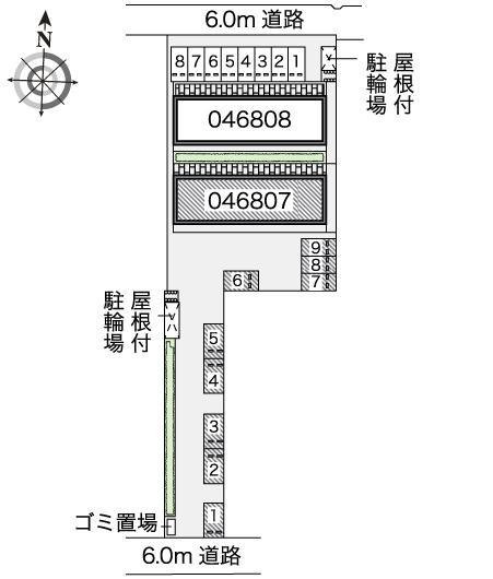 ＦＣブラボーＡ(46807)の駐車配置図