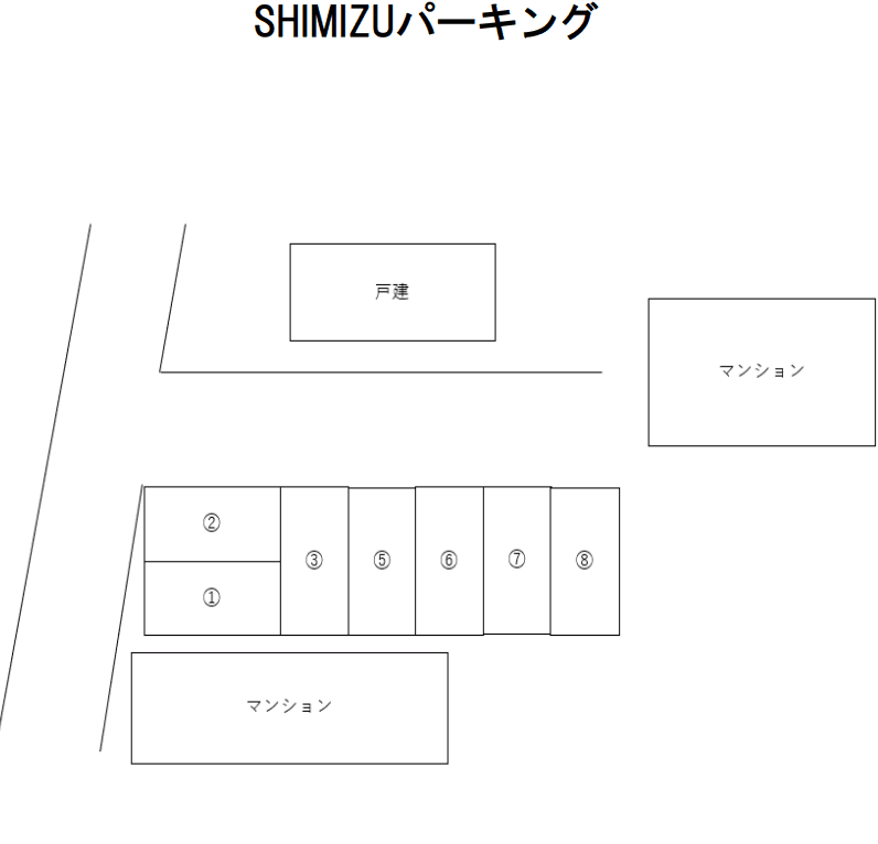 ＳＨＩＭＩＺＵパーキングの駐車配置図