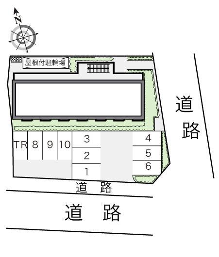 ＩＮＵＩ(14610)の駐車配置図