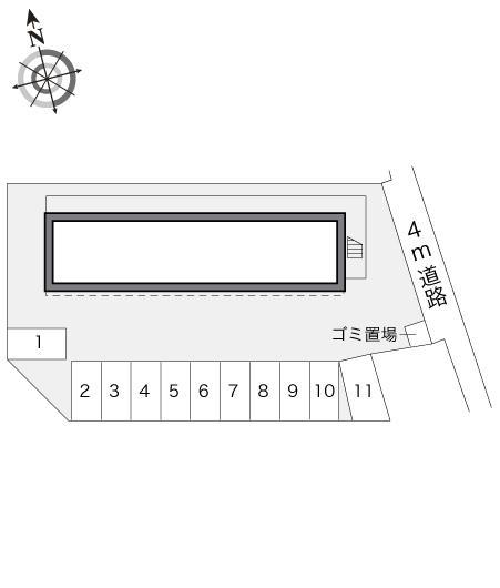 チェルシー(18371)の駐車配置図