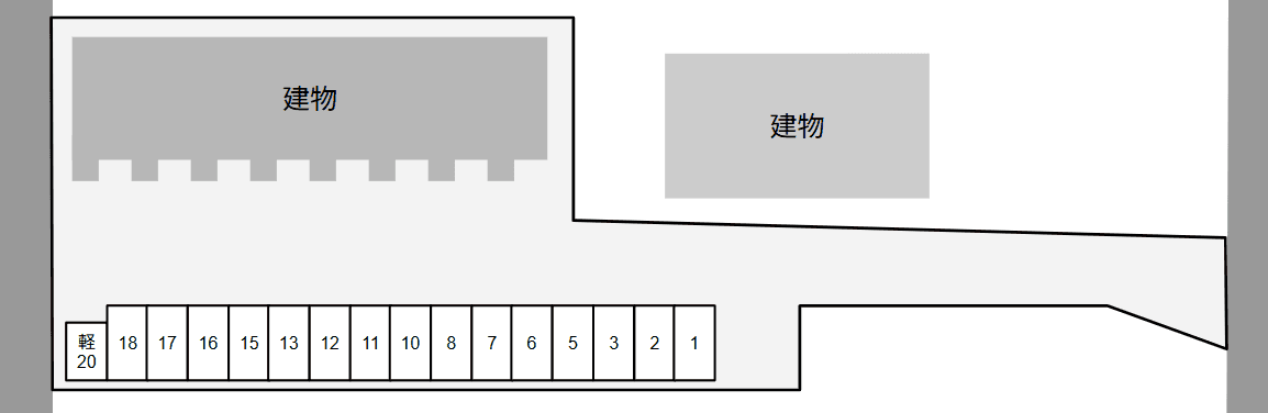 Ｖｏｙａｇｅの駐車配置図