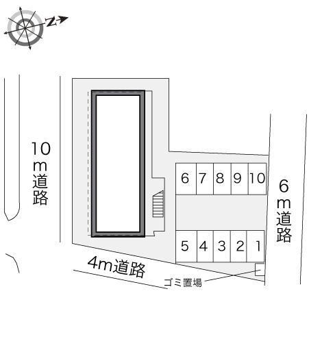 クレール(15828)の駐車配置図