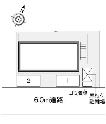 香ヶ丘(36471)の駐車配置図